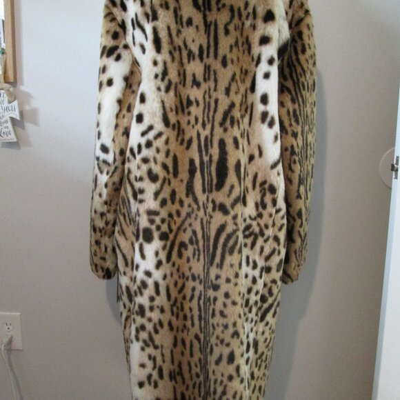 🐆Kendall & Kylie Faux-Fur Leopard Print Coat NWT Sz XL - Picture 10 of 13